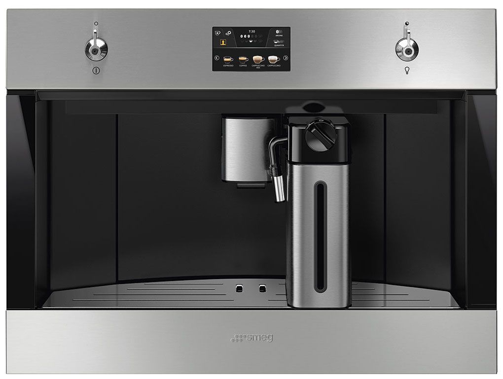 Кофемашина встраиваемая Smeg CMS4303XRU, нержавеющая сталь