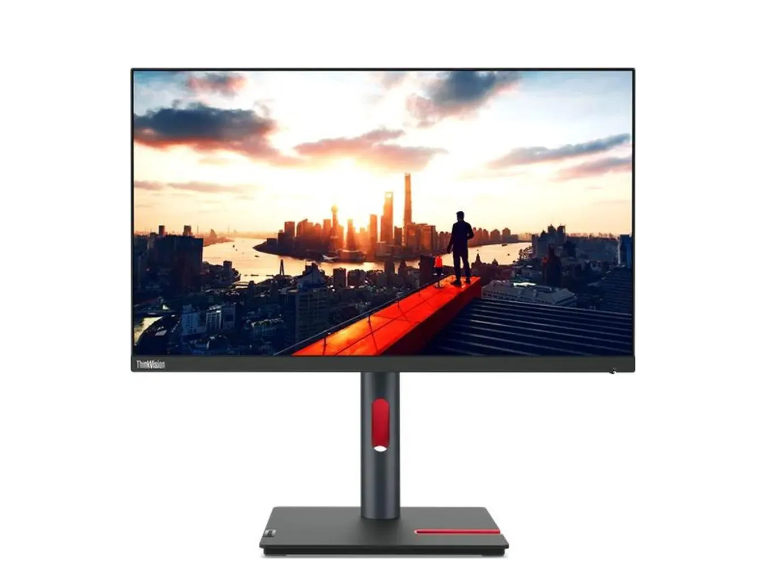 Монитор Lenovo ThinkVision P24h-30 (63B3GAT6UK), черный/красный