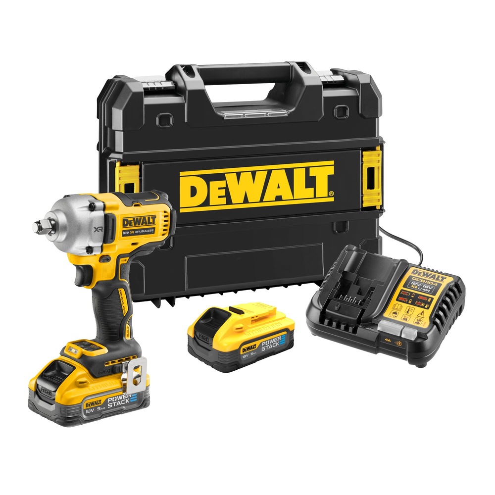 Гайковерт аккумуляторный DeWALT DCF891H2T-QW (2 АКБ)
