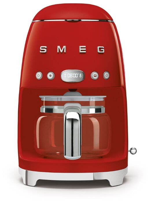 Кофеварка smeg DCF02 красный