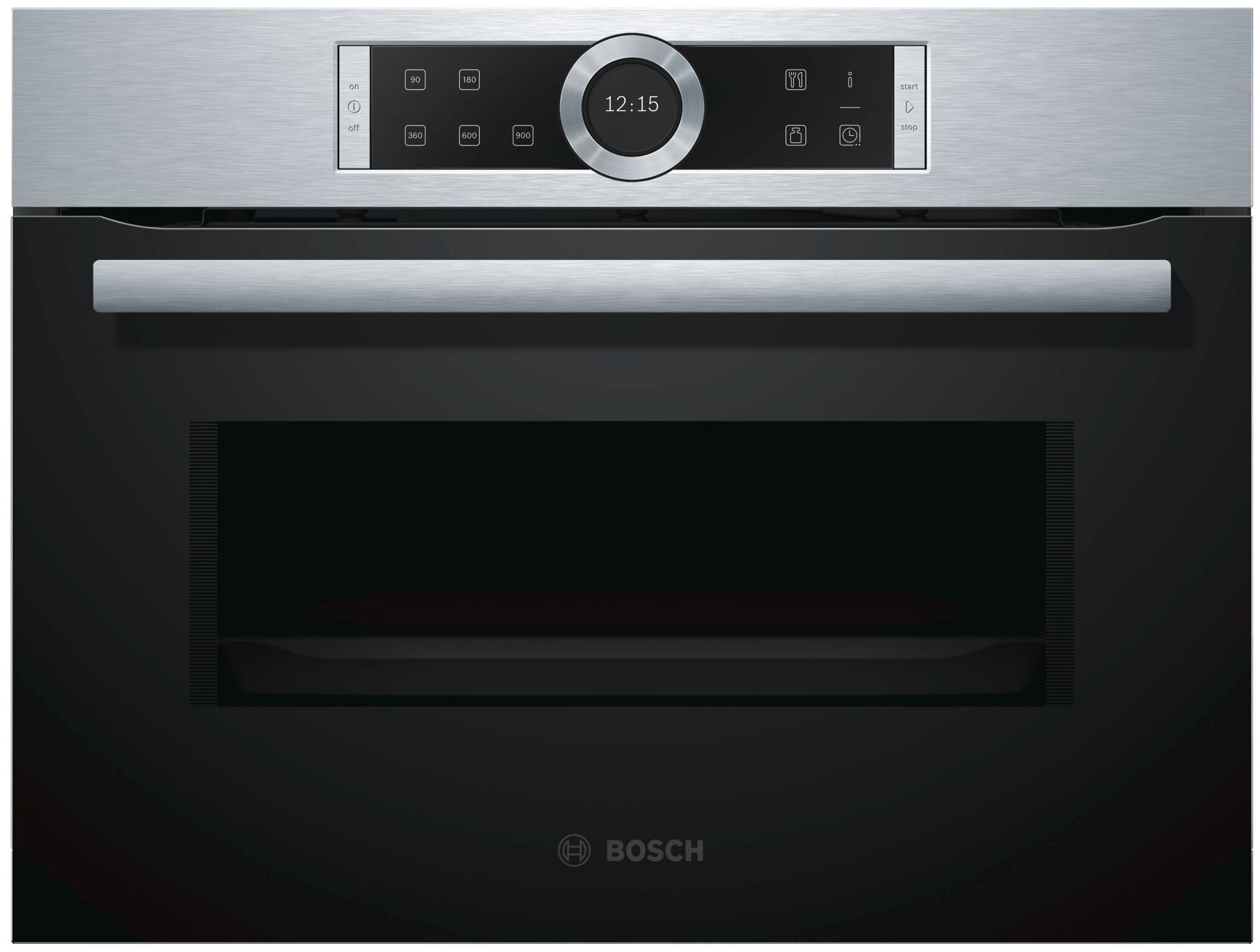 Микроволновая печь встраиваемая Bosch CFA634GS1, серебристый