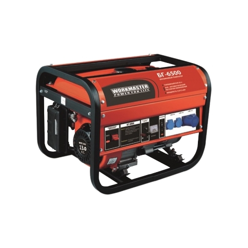 Генератор бензиновый Workmaster БГ-6500