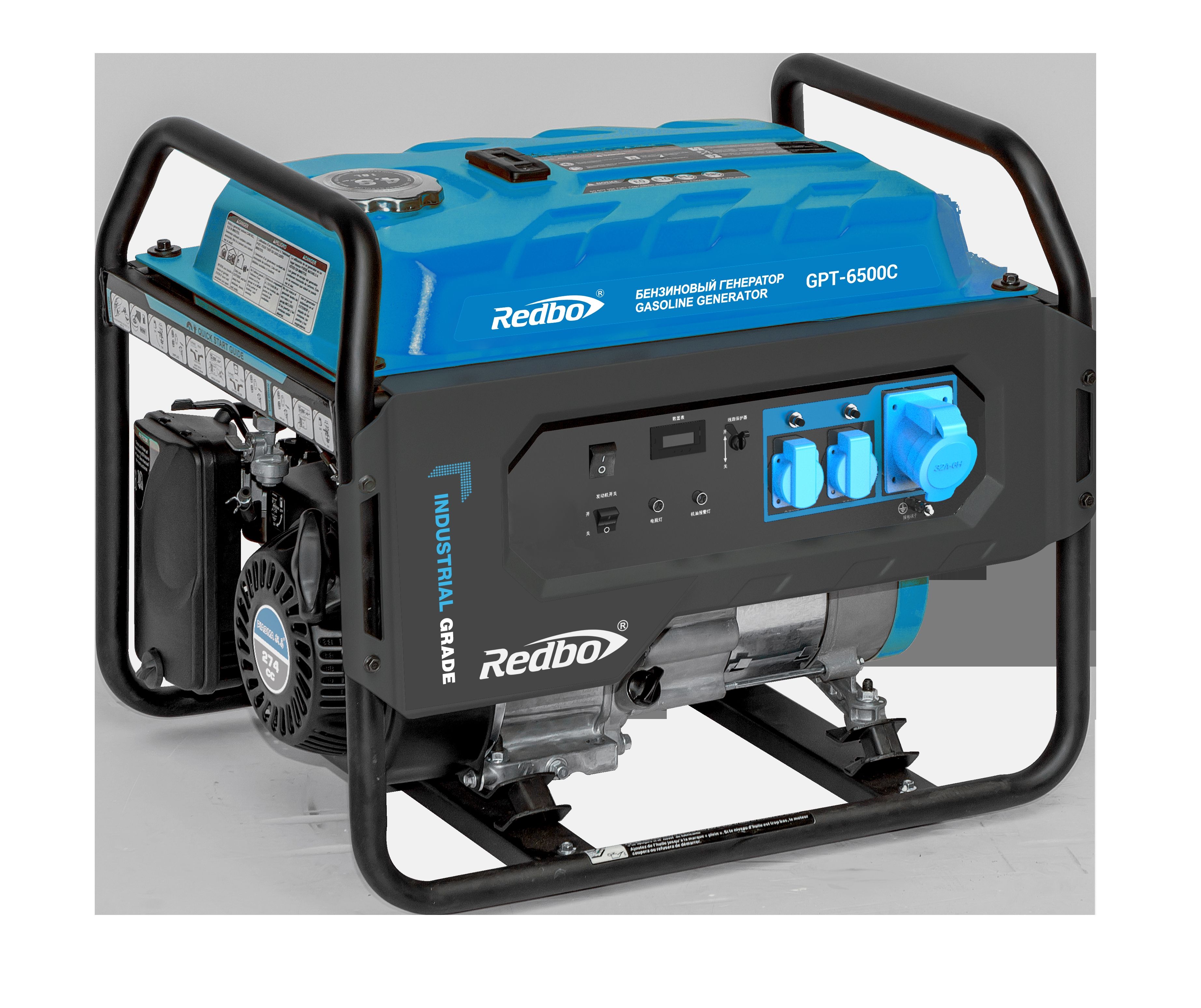 Генератор бензиновый Redbo GPT-6500C