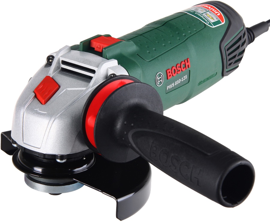 Угловая шлифмашина (болгарка) BOSCH PWS 850-125 (06033A2721), 850 Вт, 125 мм