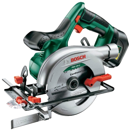 Пила дисковая BOSCH PKS 18 LI 2.0Ah x1 06033B1302