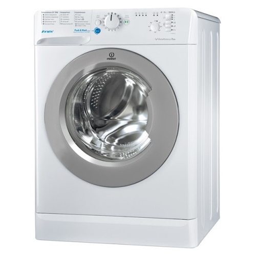 Стиральная машина Indesit BWSB 51051 S, белый/серебристый
