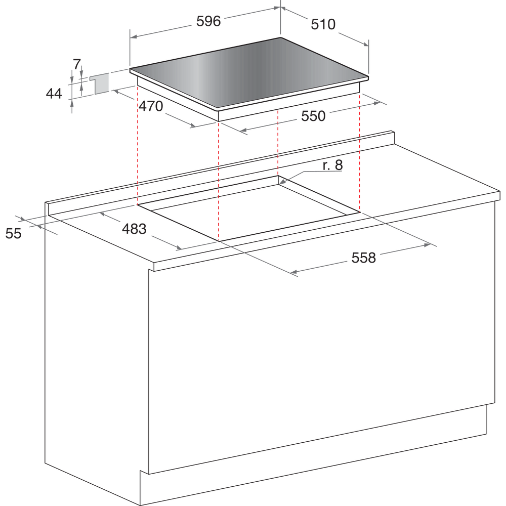 Газовая варочная панель Hotpoint-Ariston HAGD 61S/MR