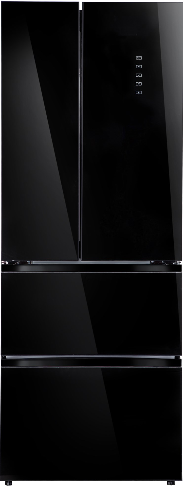 Холодильник Tesler RFD-360I BLACK GLASS