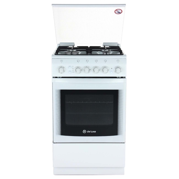 Плита комбинированная De Luxe 5040.41гэ(кр)чр, белый