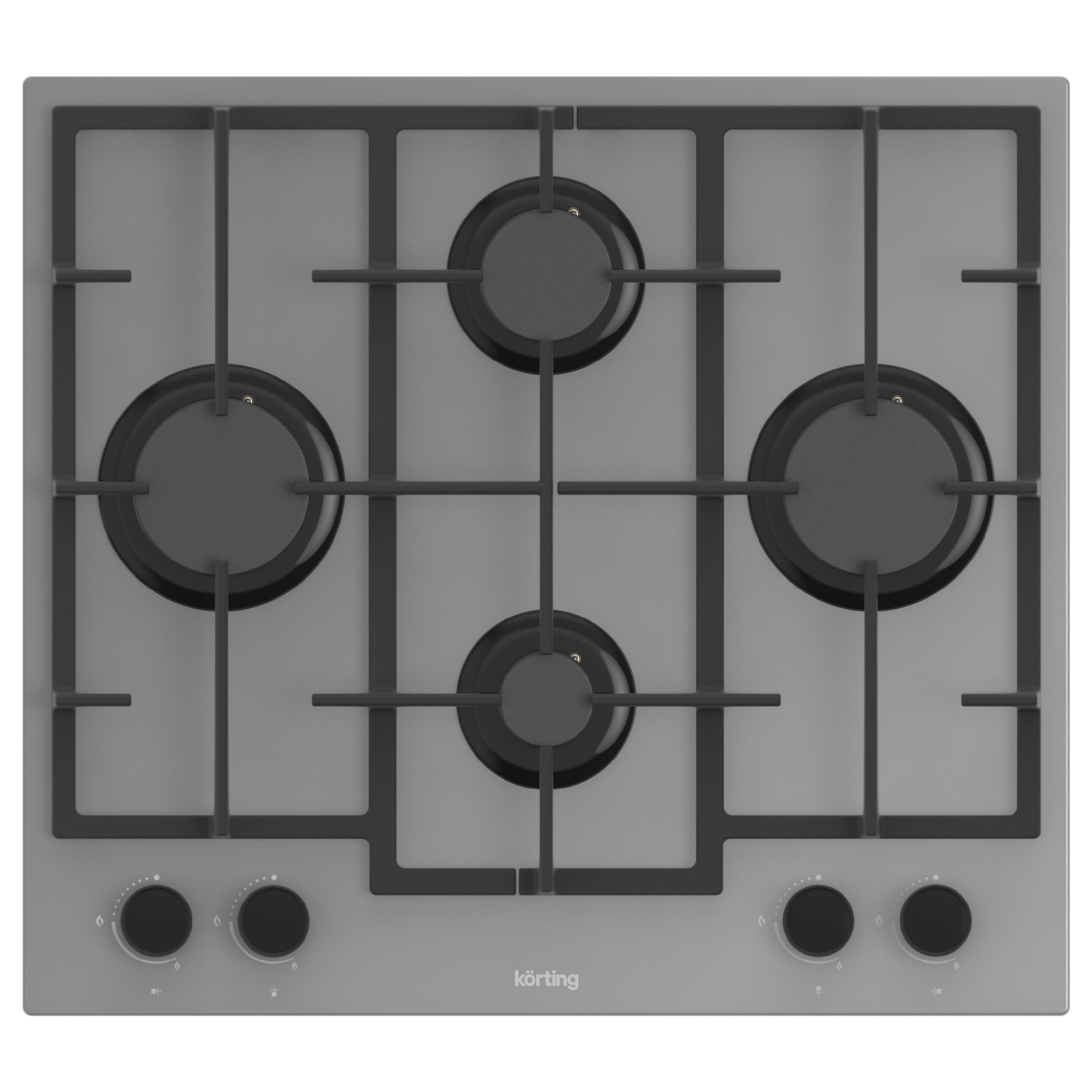 Варочная панель газовая Korting HGG 6301 CGr, серое стекло