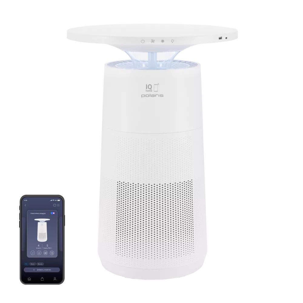 Очиститель воздуха Polaris PPAT 80P Wi-Fi IQ Home, белый