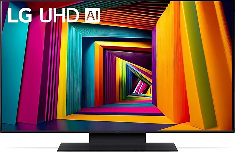 Телевизор LG 43UT91006LA черный