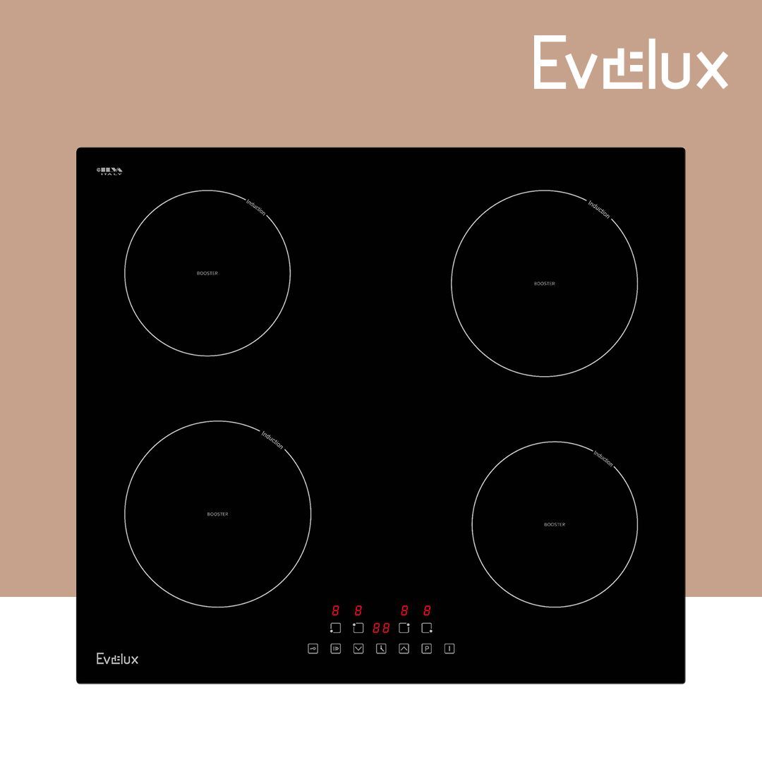 Варочная панель индукционная Evelux EI 6044, черный