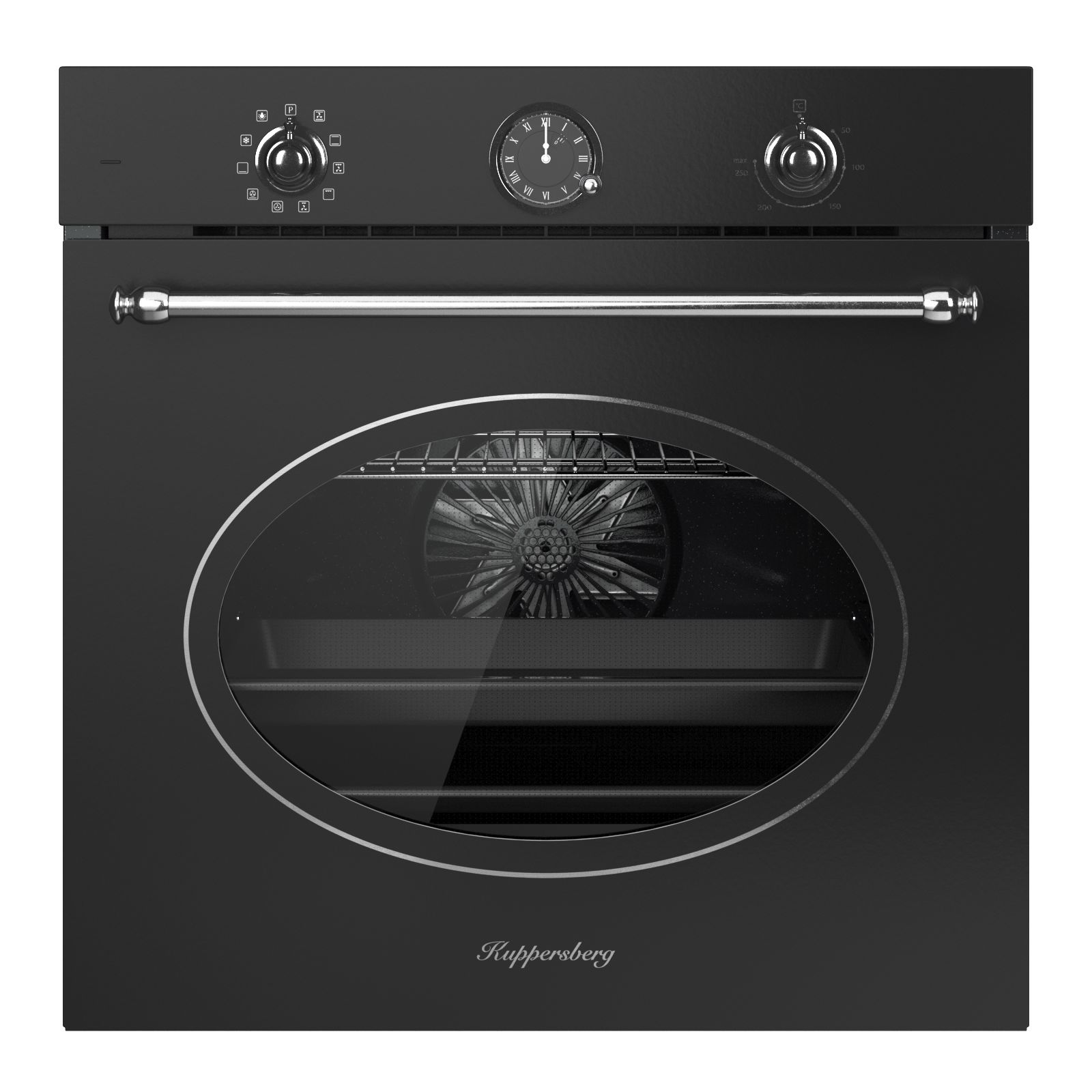 Духовой шкаф Kuppersberg SR 610 ANT silver, черный/серебристый