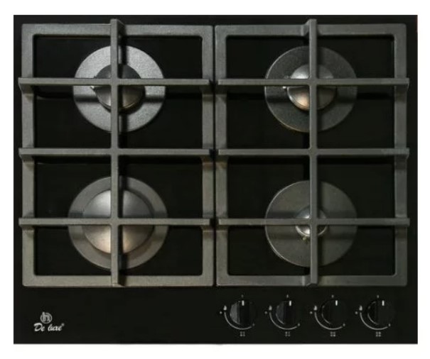 Варочная панель газовая De Luxe GG4 750229F-060, черный