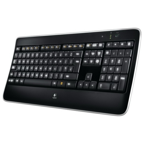 Клавиатура Logitech Wireless Illuminated Keyboard K800 Black USB