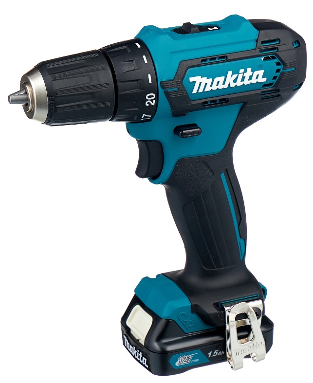 Дрель-шуруповерт аккумуляторная Makita DF333DWYE 30 Н·м