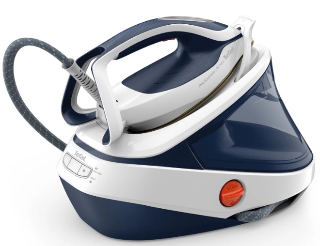 Парогенератор Tefal Pro Express Ultimate II GV9712E0, белый/синий