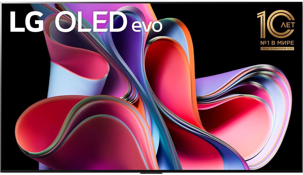 Телевизор LG OLED55G3RLA черный