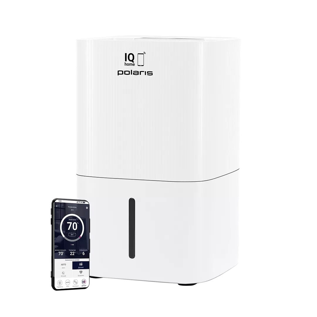 Мойка воздуха Polaris PAW 0804 Wi-Fi IQ Home, белый