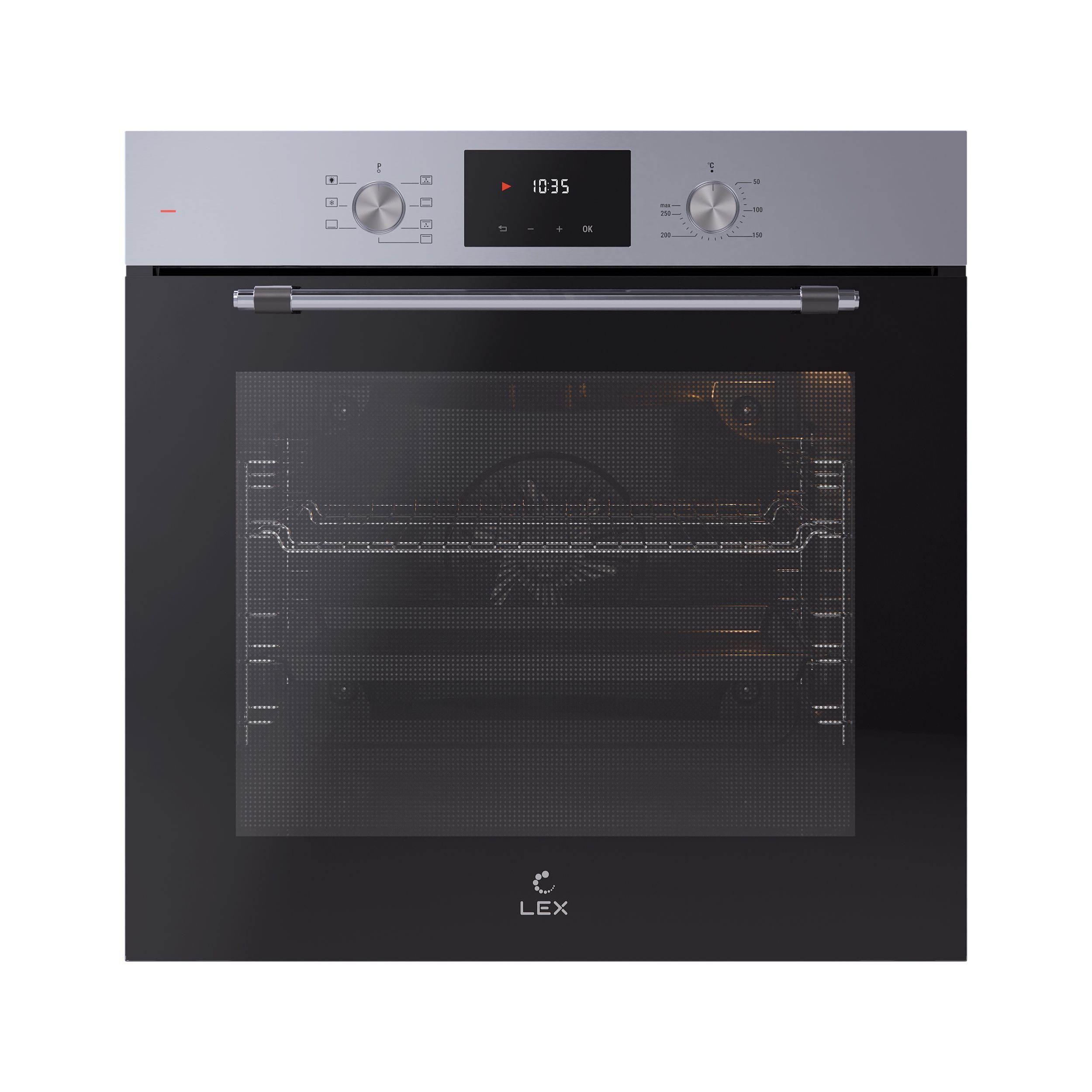 Духовой шкаф электрический LEX EDP 671 IX MAX, нержавеющая сталь