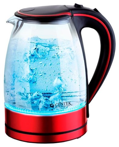 Чайник CENTEK CT-1009 black/red
