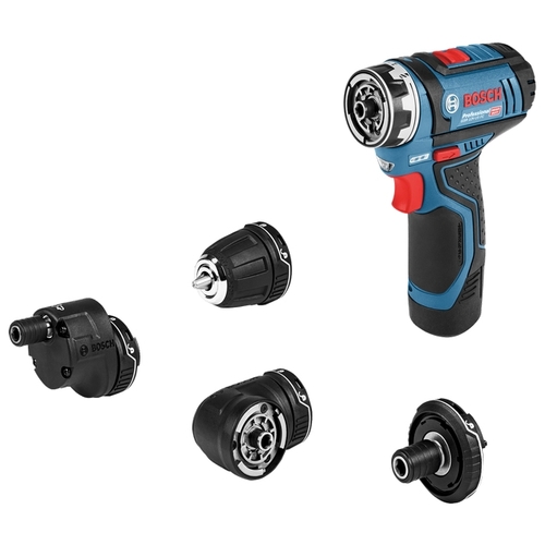 Аккумуляторная дрель-шуруповерт BOSCH GSR 12V-15 FC 2.0Ач х2 кейс 30 Н·м