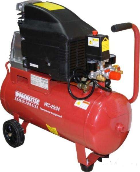 Компрессор масляный Workmaster WC 25/24A, 24 л, 1.8 кВт