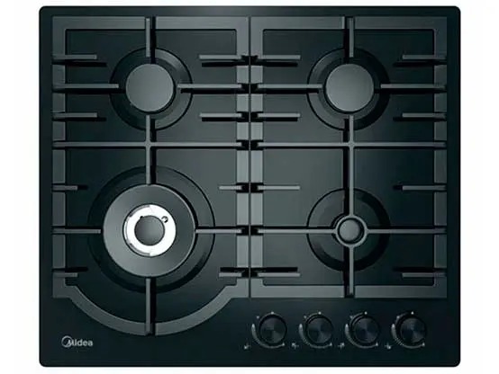Варочная панель газовая Midea MG649TGB, черный