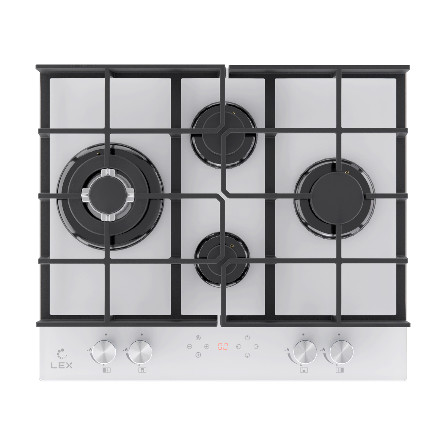 Варочная панель газовая LEX GVG 644 T WH, белый