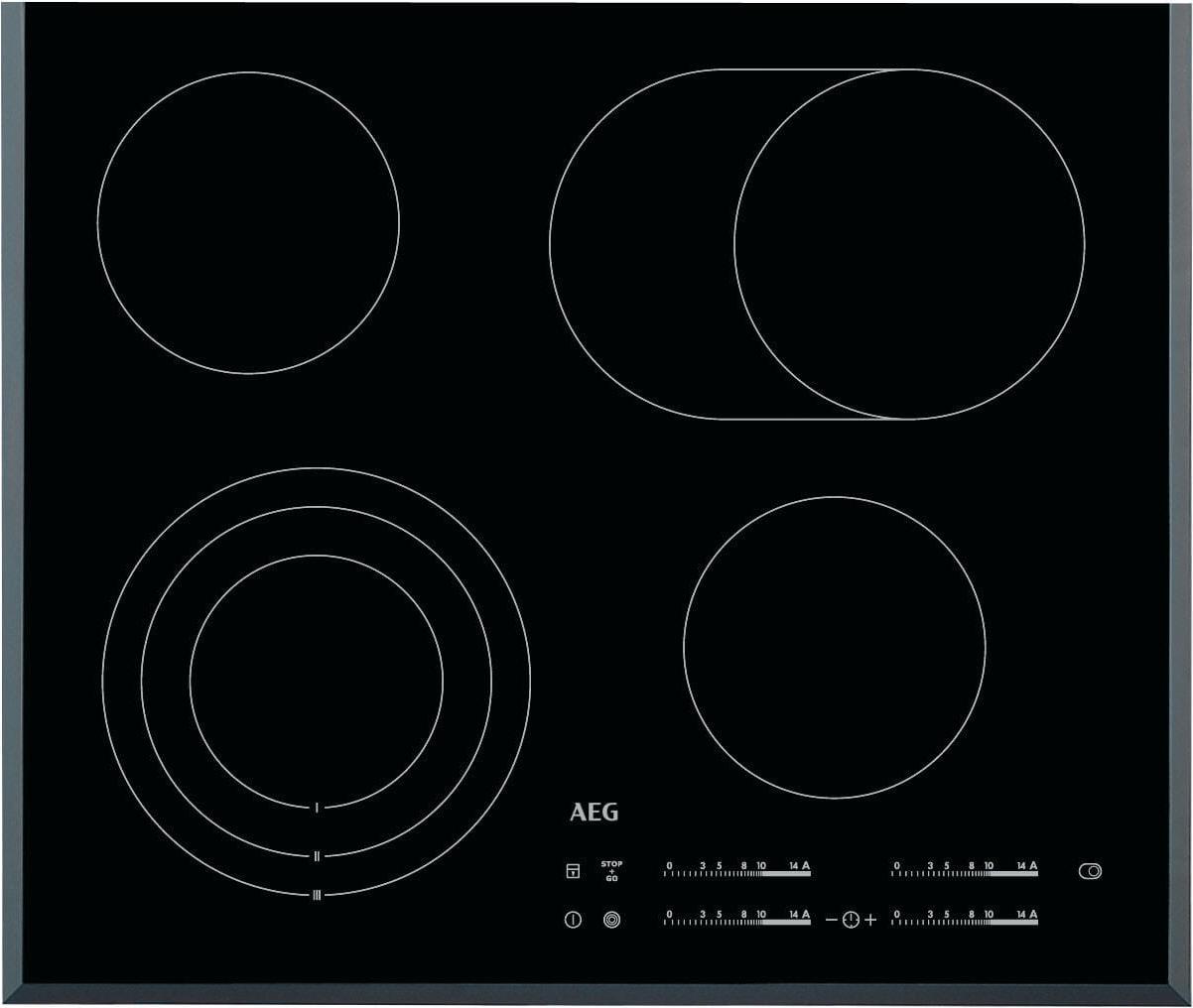 Варочная панель электрическая AEG HK654070FB, черный