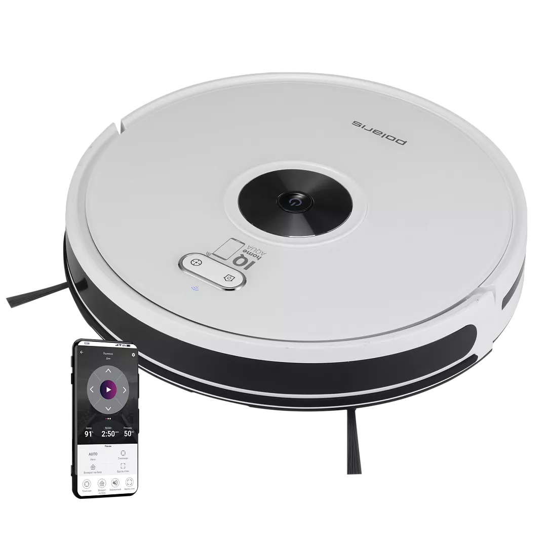 Робот-пылесос Polaris PVCR 3200 IQ Home Aqua белый