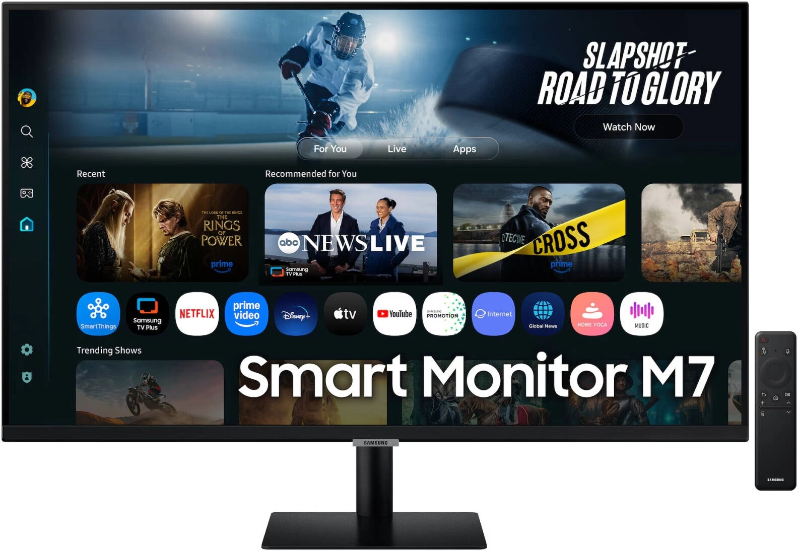 Монитор Samsung LS32FM702UMXUE, черный