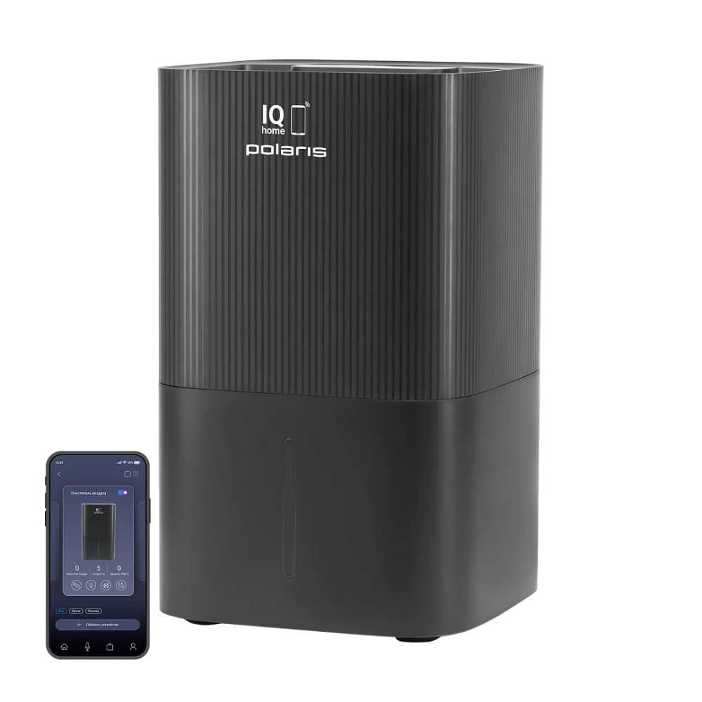 Мойка воздуха Polaris PAW 0804 Wi-Fi IQ Home, черный