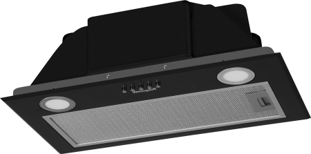 Вытяжка встраиваемая Weissgauff BOX 850 BL, черный