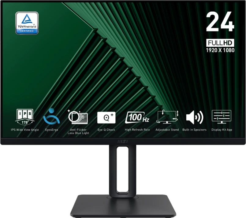 Монитор MSI PRO MP245PG, черный