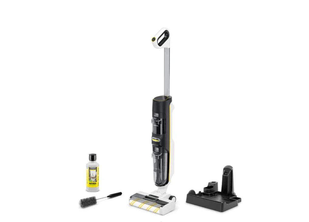 Пылесос вертикальный Karcher FCV 4 Dry (1.056-135.0), черный/желтый