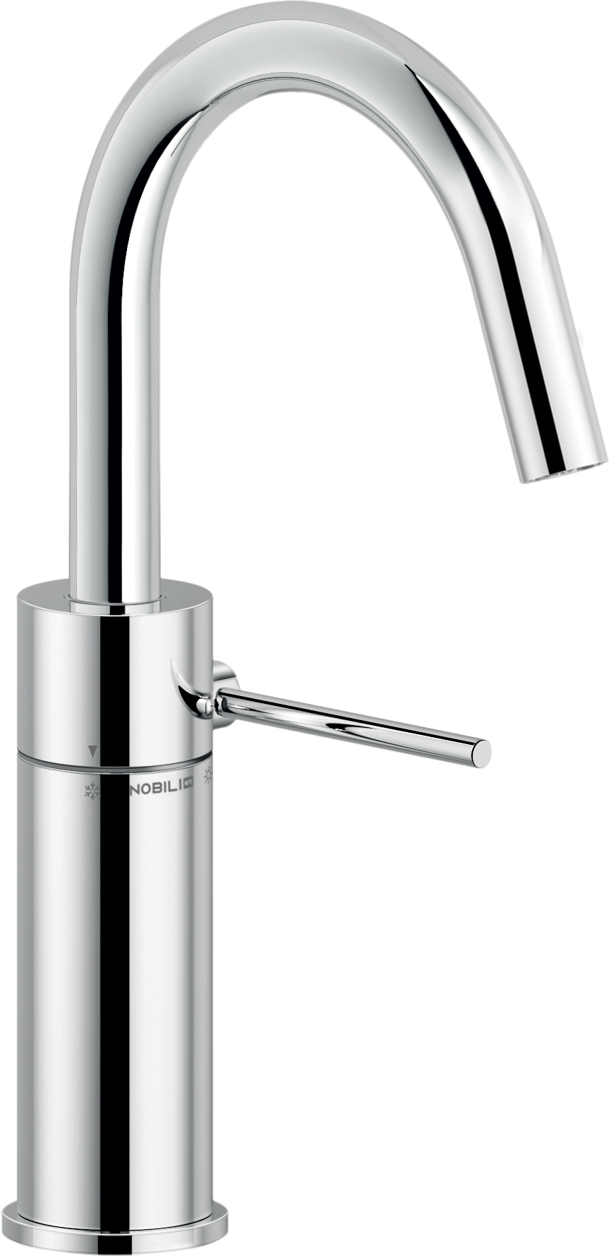 Смеситель для раковины Nobili Velis VE125138/2CR (с донным клапаном), хром