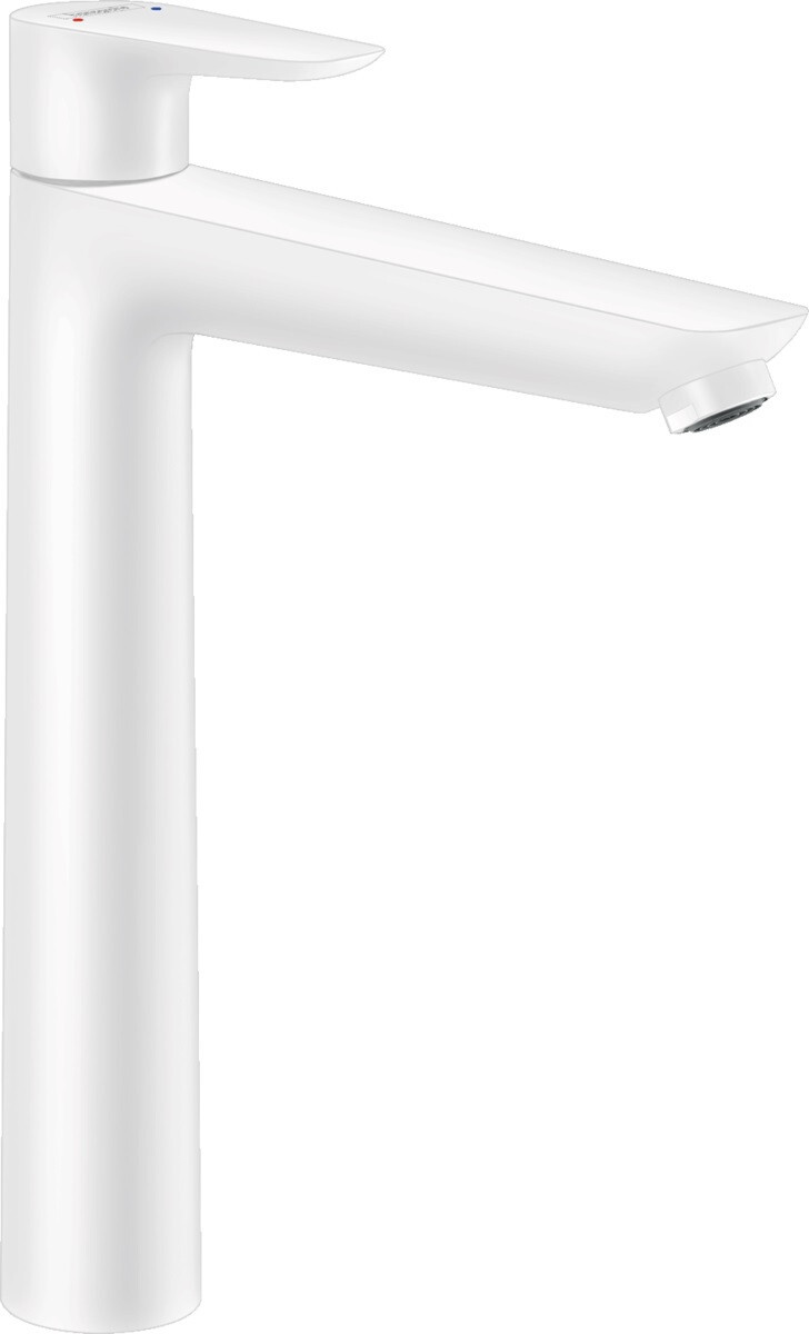 Смеситель для раковины Hansgrohe Talis E 240 71717700 (без донного клапана), матовый белый