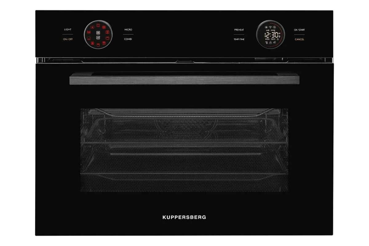 Духовой шкаф электрический с СВЧ Kuppersberg KMW 612, черный