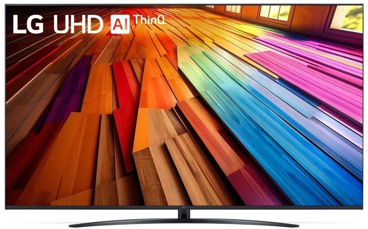 Телевизор LG 75UT81006LA.ARUB, черный