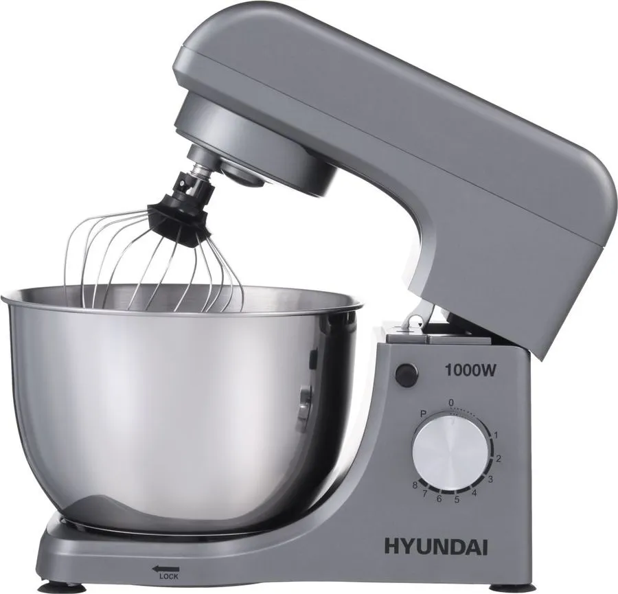 Миксер планетарный Hyundai HYM-S5451, серый