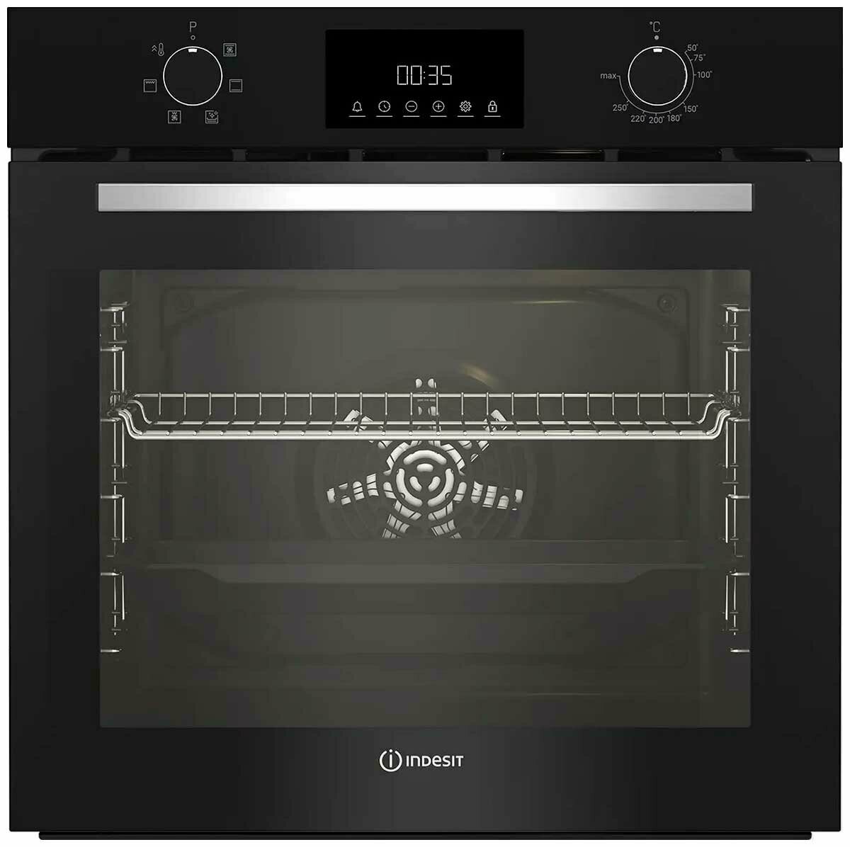 Духовой шкаф электрический Indesit IFE 3644 J BL, черный