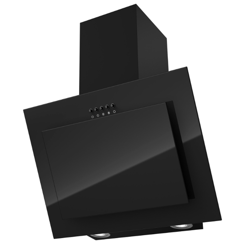 Каминная вытяжка Kronasteel SELIYA 600 black push button