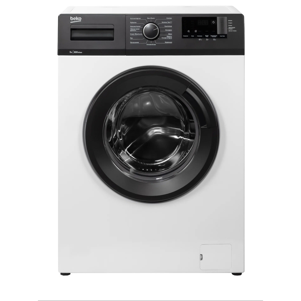 Стиральная машина Beko WHE5412BBW, белый/черный