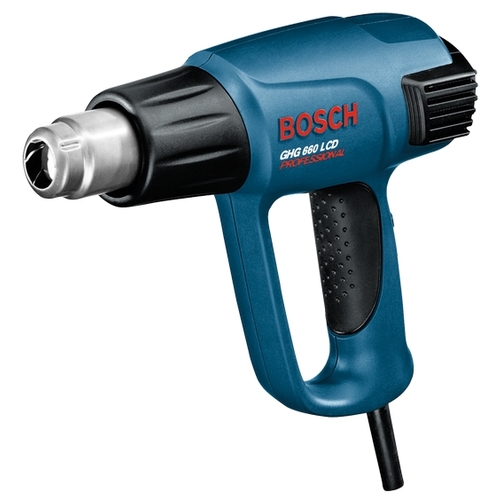 Строительный фен Bosch GHG 660 LCD Professional nozzle x5 Case 2300 Вт