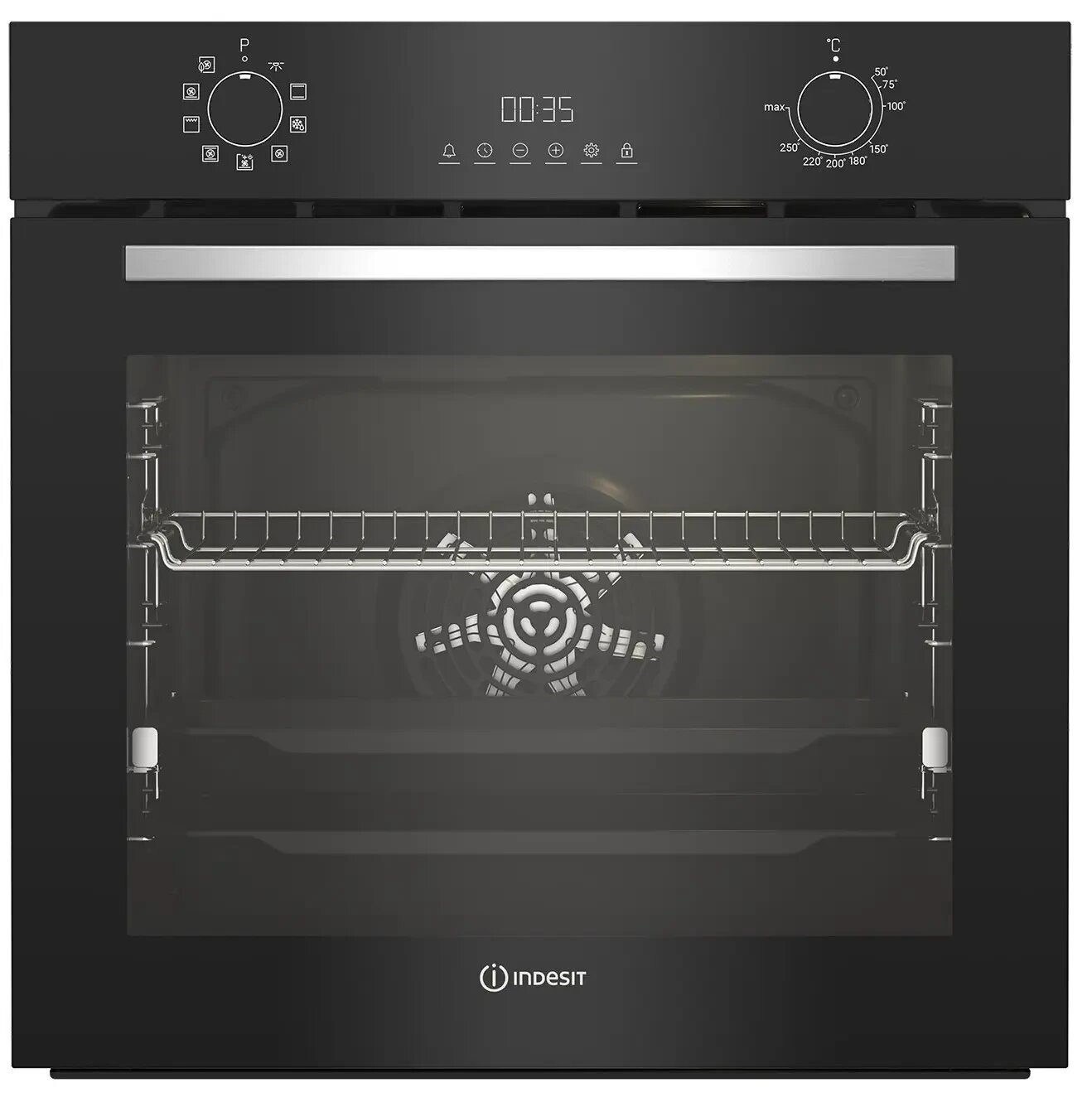 Духовой шкаф электрический Indesit IFE 4841 J BL, черный
