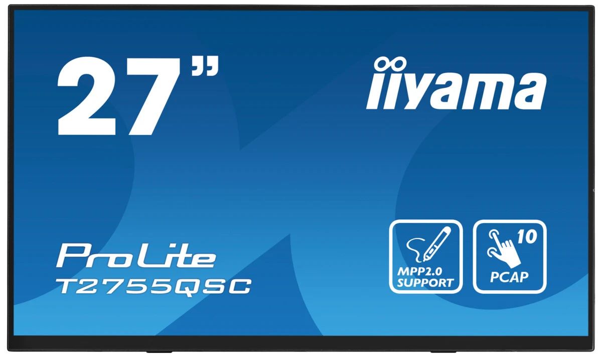 Монитор Iiyama T2755QSC-B1, черный