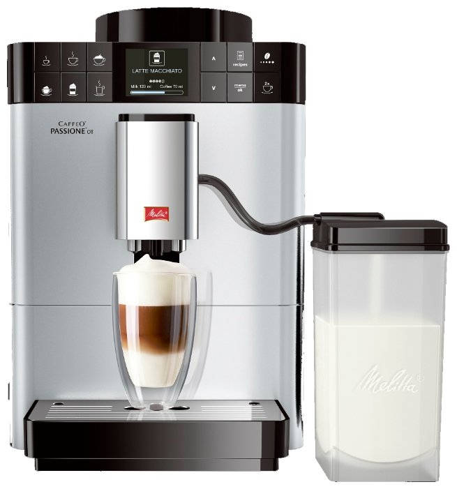 Кофемашина Melitta Caffeo Passione OT F 531-101 серебристый