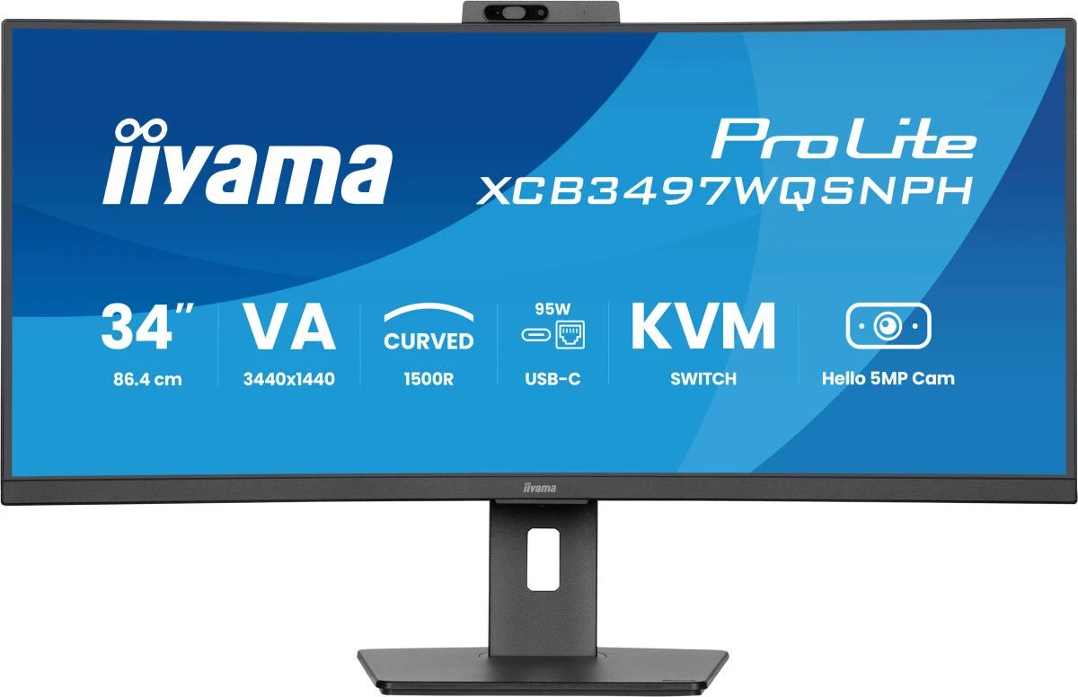 Монитор Iiyama XCB3497WQSNPH-B1, черный
